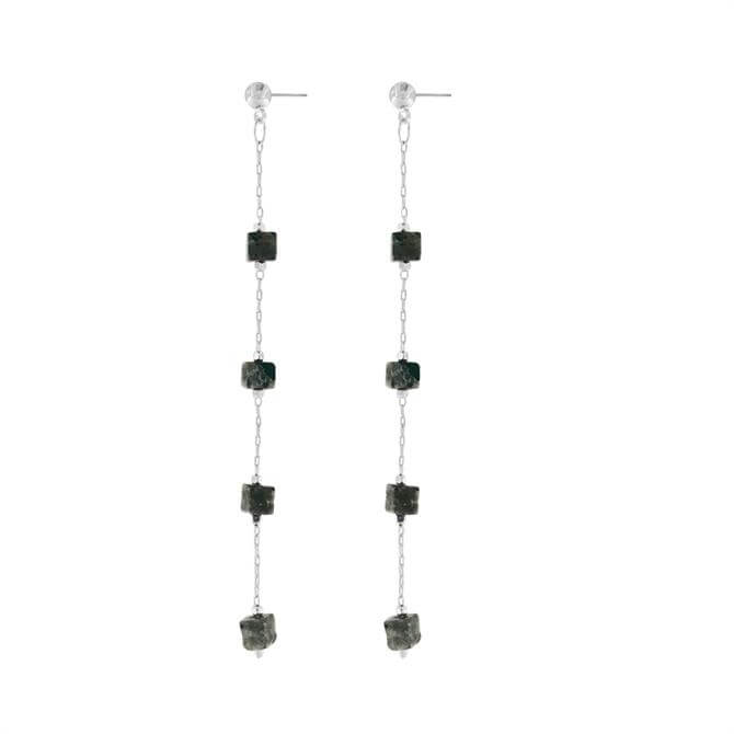 Dansk Theodora Silver Chain Earrings